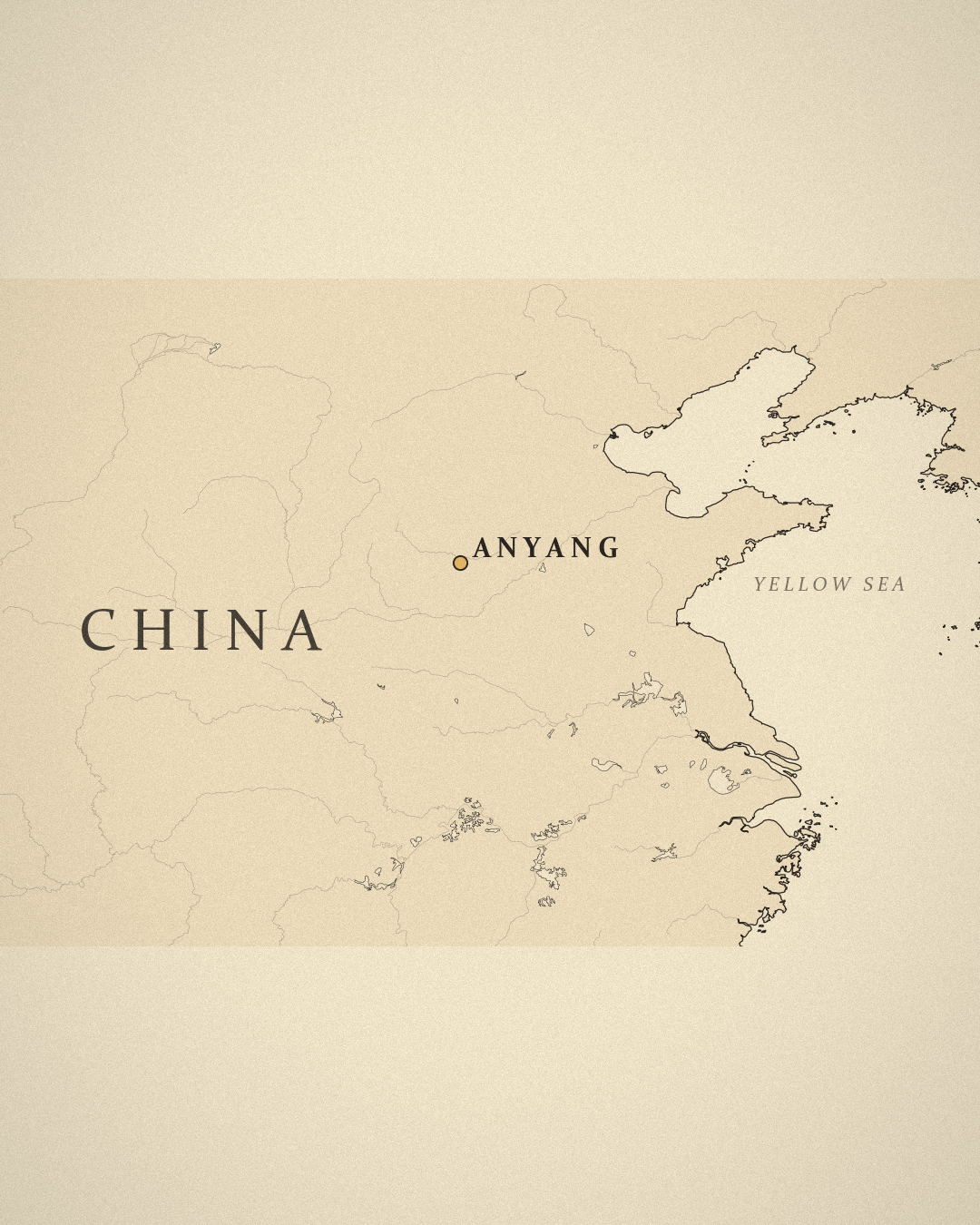 Map: Shang China · c. 1200 BC