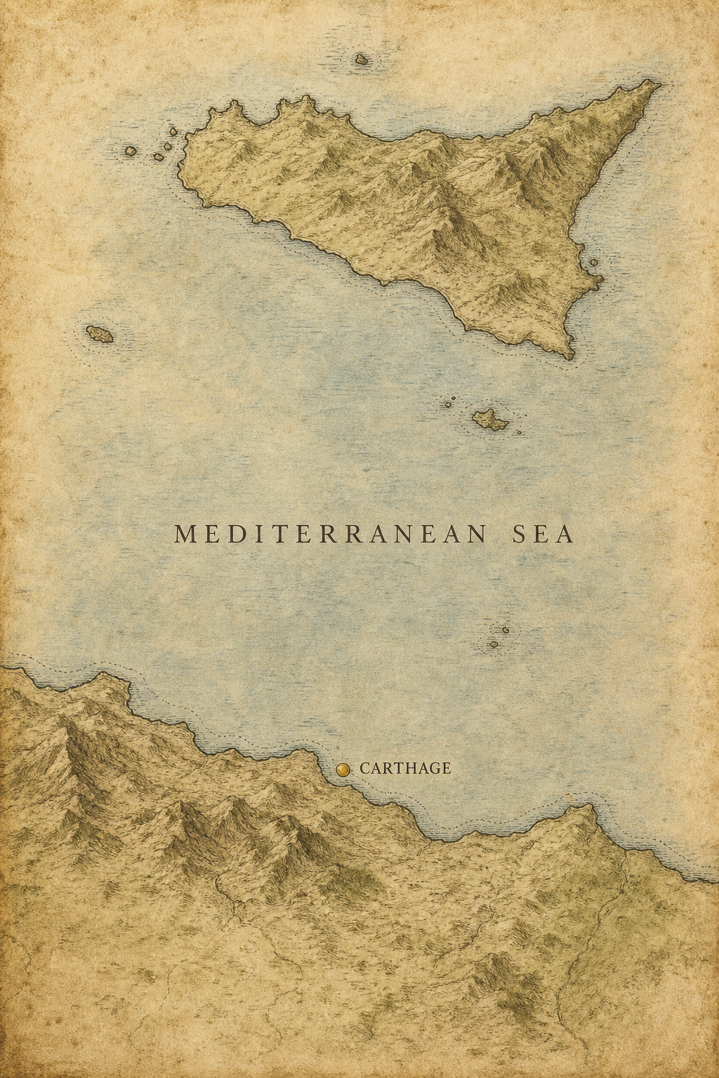 Map: Carthage · c. 300 BC