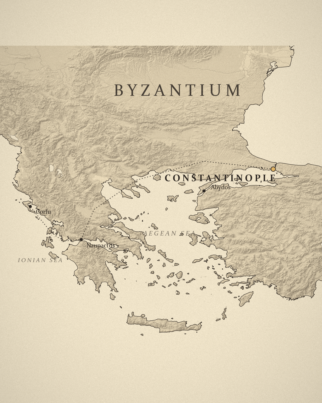 Map: Byzantium · 968 AD