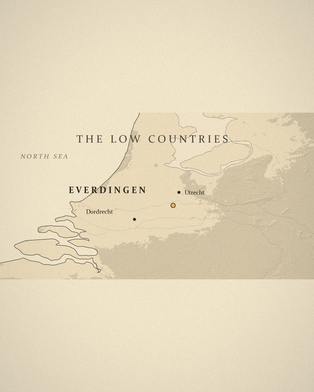 Map: The Low Countries · 1288 AD